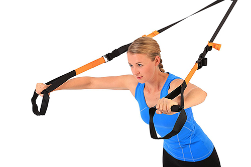 SportPlus Schlingentrainer Evolution Umlenkrolle, Profi-Handgriffe, Türanker, Karabinerbefestigung, Transportbeutel, schadstoffgeprüft, SP-TX-0004